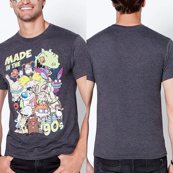 ❤️Nickelodeon Men's Short Sleeve Graphic Tee Shirt💎 - Picture 1 of 2